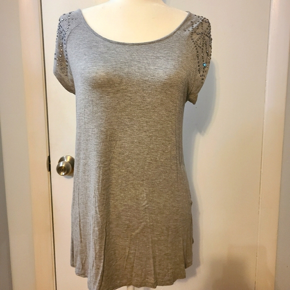 Philosophy jeweled short sleeved tee - Picture 1 of 6